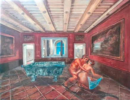 Fresco secco, Pompeji, Potsdam, Liebesspiel, Römische Bäder