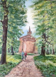 Kirche, Fresco, Gemälde, Katrin Seifert
